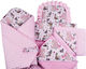 Duet Baby Multicolour Crib Set 5 Pieces
