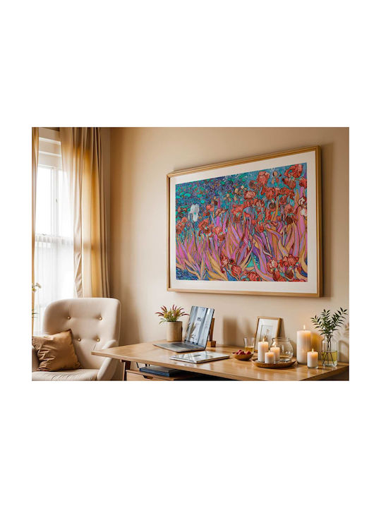 Poster Van Gogh Irises Art110 50cm X 70cm Λευκή...