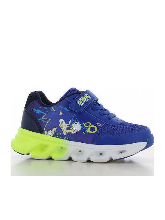 Sonic Kinder Sneaker mit Bügel- und Schleifenverschluss Blau