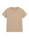 Kids Short-Sleeved Top Taupe