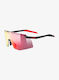 Uvex Cycling Glasses with Black Frame and Transparent Mirror Photochromic Lenses