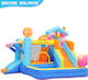 Fun Baby Inflatable with Trampoline and Slide for Age 4-6