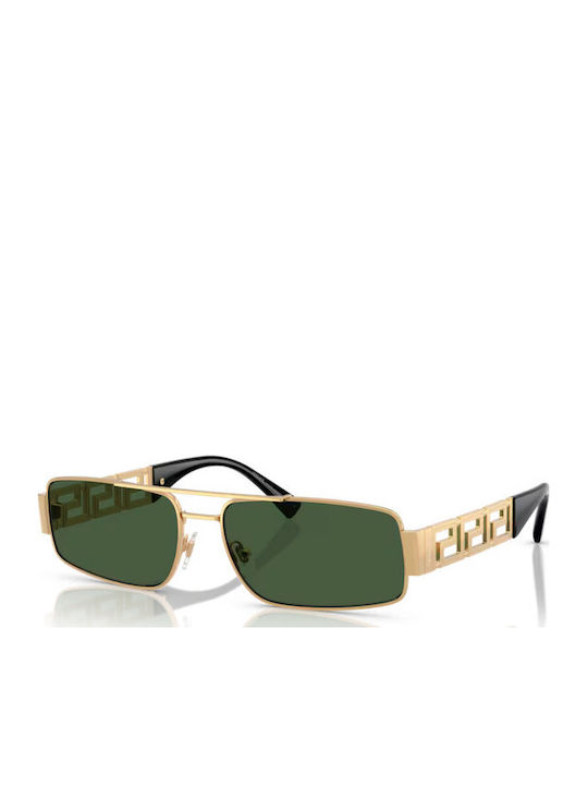 Versace Männliche Sonnenbrillen mit Goldmetalli...
