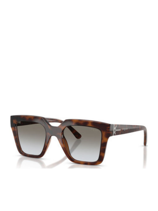 Vogue Unisex Sunglasses with Brown Horn-Rimmed Frame and Brown Lens VO5690S 2386/8G