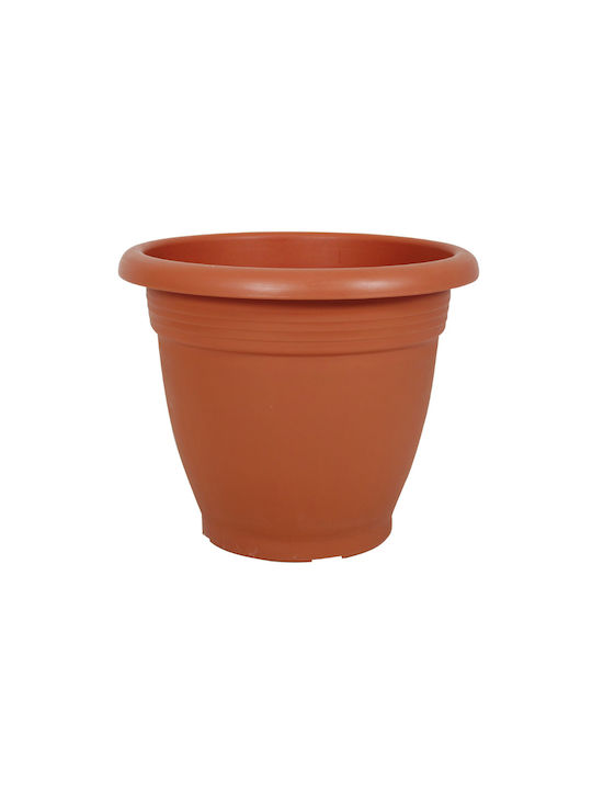 Sic Plast Νο Γλάστρα Πλαστική Τερακότα 25x25x20εκ.