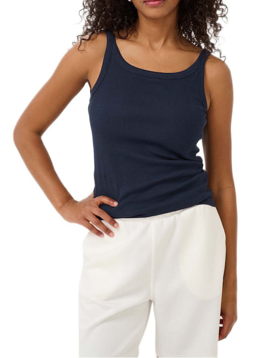 Damen Bluse mit Spaghetti-Träger Blau