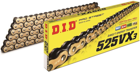 Did Drive Chain Vx 4525516395229 Gold Unfinished 525 Vx3 Chain X 114 Piece