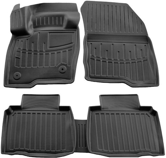 Race Axion Car Mats Ford Edge Sbf 2014 5-Door Rubber Raised Sides Protective Fasteners Passenger Cars 5 Pieces 5007275/st 5007275/st
