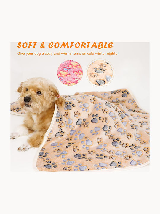 Ideaplus Pet Носещо Се Одеяло За Куче Кафяво 75x50см