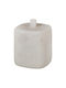 Atmosphera Cream General Use Vase with Lid White 9x9x13cm