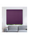 Elite Blinds Rollos Sichtschutz 528016 Partieller Blackout Flieder P60xH100cm