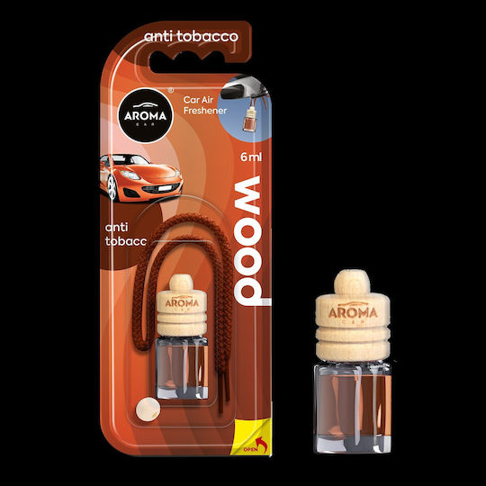 Dezodorant Auto Suspendat Anti-Tutun Lemn 6ml Parfum Auto Agroequip