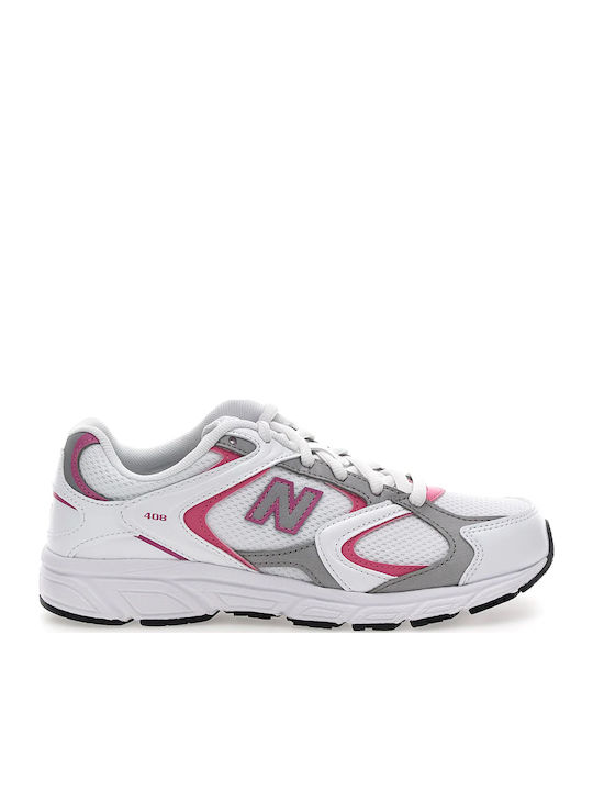 Classic Kids Sports Shoes Running with Laces White