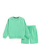 Kids Clothing Set with Shorts Winter 2 Pieces Green