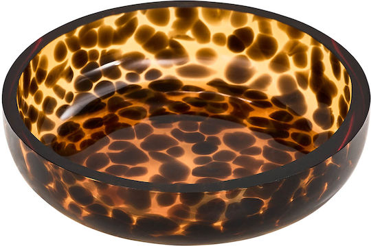 Atmosphera Dotty Glas Seifenschale Braun