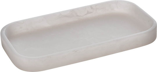 Atmosphera Marble Seifenschale aus Harz Beige