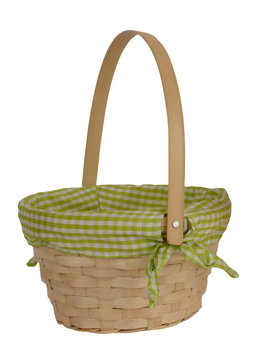 Kaemingk Aufbewahrungskorb Bamboo Grüne 10x19cm