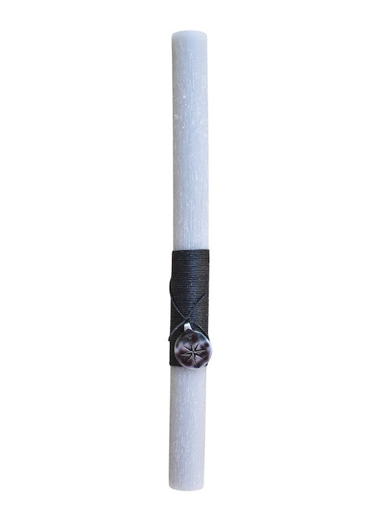 Easter Candle Round Scented and Handmade Gray