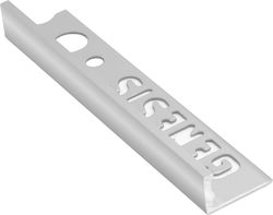 Genesis Esa100.91 Aluminium Fliesenprofil Höhe 10mm Länge der Stange 2,5m 91 Helles Silber Genesis Esa100.91 Aluminium Fliesenprofil Höhe 10mm Länge der Stange 2,5m 91 Helles Silber