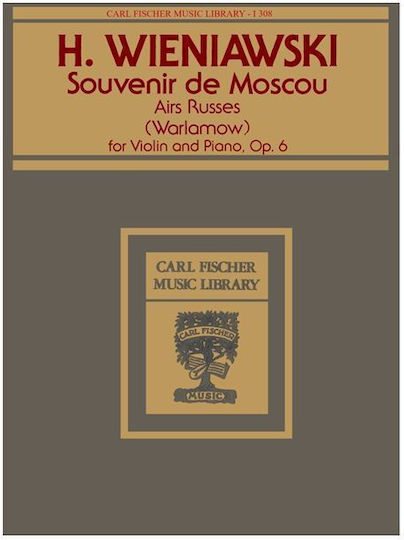 Henryk Wieniawski Souvenir De Moscou Op 6 Βιολί & Πιάνο