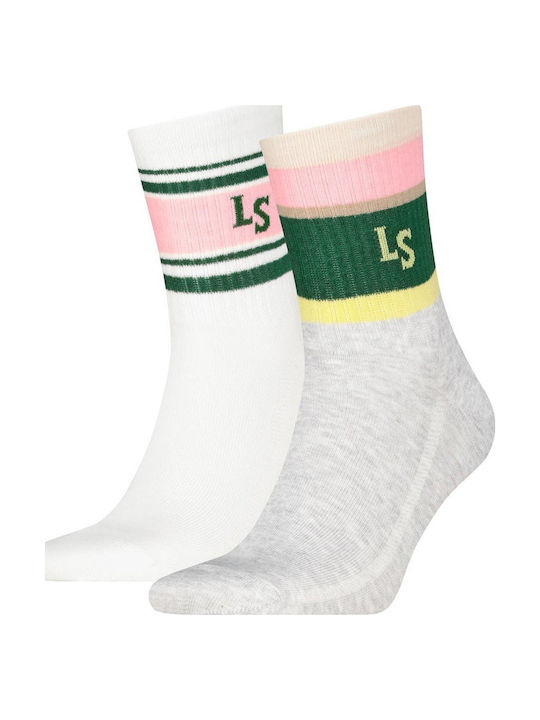 Levi's Levi's Graue Socken - Weiß 2er Pack