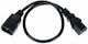 Run & Teng IEC C13 - IEC C14 Cable 1.5m Μαύρο 56886165