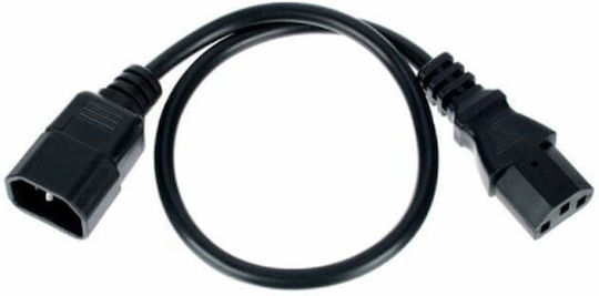 Run & Teng IEC C13 - IEC C14 Cable 1.5m Μαύρο 56886165