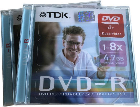 TDK Εγγράψιμο DVD-R 4.7GB Cake Box 1τμχ
