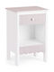 Fayel Wooden White Dining Room Table 40x32x59cm