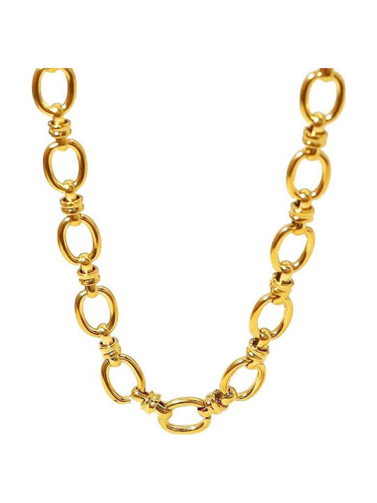 Awear Neck Chain Made of Gold Plated Steel