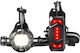 West Biking Yp0701499 Φως Ποδηλασίας Τρεξίματος Προειδοποιητικό Φως Στήθους Υψηλής Φωτεινότητας Μαύρο