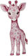 Giraffe Printed K1030 22cm Blue