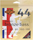 Rotosound Χορδές Ακουστικού Μπάσου Bronze Bass Rs445ld 45-130