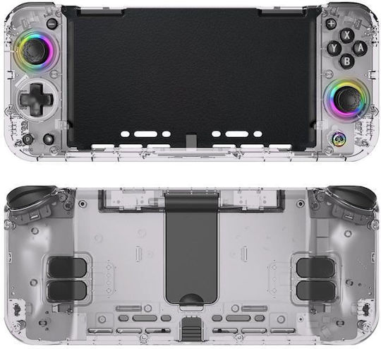 Χειριστήριο Αισθητήρα Κίνησης 6 Αξόνων Nintendo Switch Χειριστήριο Hall Effect Άμεση Εισαγωγή Φωτισμό Rgb Λευκό Βανίλιας