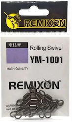 Remixon Ym‑1001 Rolling Στριφτάρι – Anti‑corrosion Black Nickel #3/0
