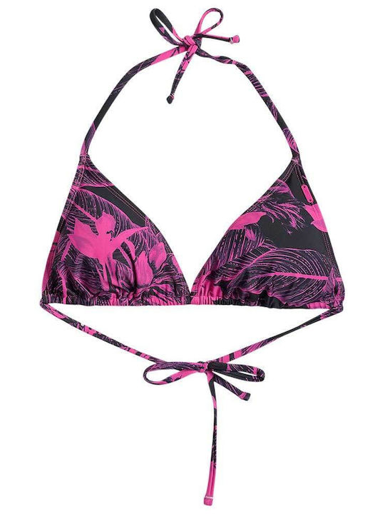 4F Top De Bikini Triunghi Fuchsia