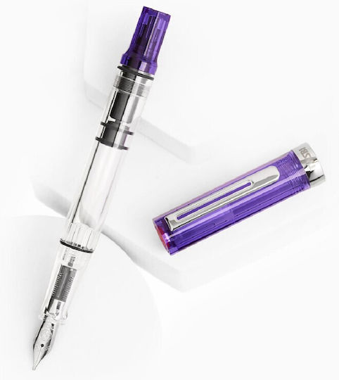 Twsbi Piston Filling Calligraphy Pen Extra Fine Transparent