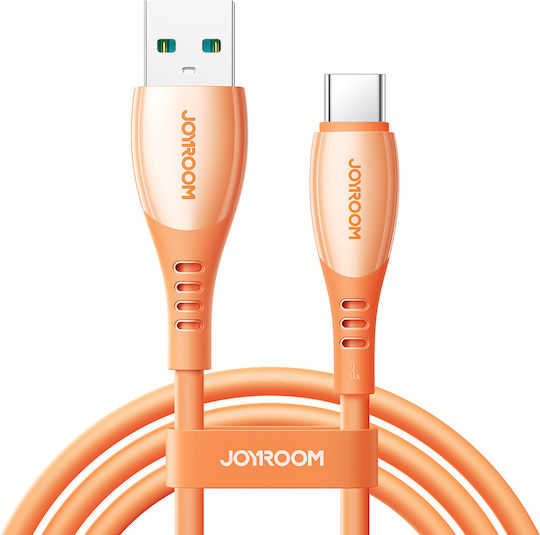 Joyroom S-A59 Vibrant USB 2.0 Cable USB-C Male - USB-A Orange 1.2m