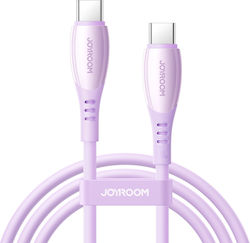 Joyroom S-A59 Vibrant USB 2.0 Cable USB-C Male - USB-C 60W Purple 1.2m Joyroom S-A59 Vibrant USB 2.0 Cable USB-C Male - USB-C 60W Purple 1.2m
