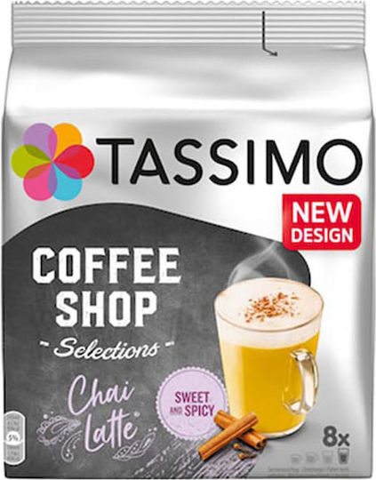 Tassimo Капсули Еспресо Чай Лате Съвместими с Машина Tassimo 8 броя
