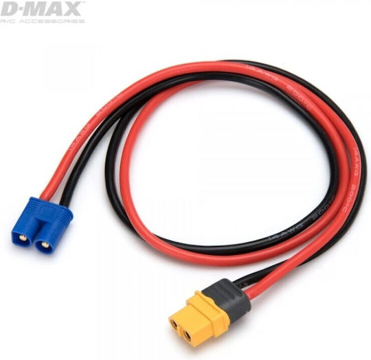 D-max Заряден Кабел Ec3 Мъжки Към Xt60 14awg 500мм