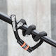 West Biking Fahrradschloss 38 Zoll Fahrradkette Sicherheitsschloss Mit Kombination Für Elektroräder E-Bikes Scooter Schwarz Orange