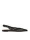 Γυναικείες Μπαλαρίνες Slingback σε Μαύρο Χρώμα