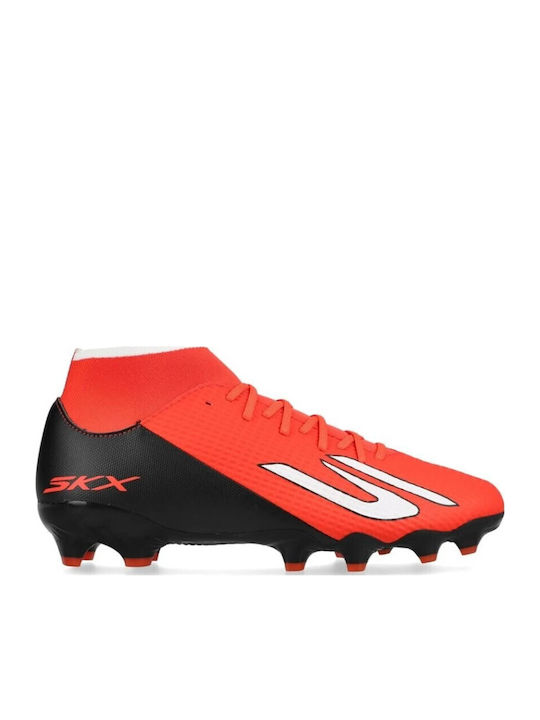 Skechers Skx_02 Academy FG Ποδοσφαιρικά Παπούτσια με Τάπες Κόκκινα Skechers Skx_02 Academy FG Ποδοσφαιρικά Παπούτσια με Τάπες Κόκκινα