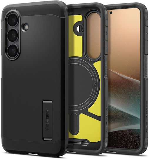 Spigen Tough Armor Mag Заден Калъф Пластмасов 2mm Черен (Galaxy S26)