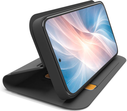 SBS Smooth Silicone Wallet Black for Galaxy A57
