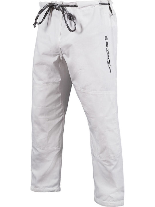 Okami Ανδρικό Παντελόνι Brazilian Jiu Jitsu Λευκό