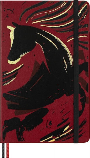 Moleskine Moleskine Notizbuch Groß Geregelt mit Hartcover Rote Farbe