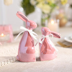 Easter Decoration Bunny Easter Bunny Set 2 Pieces Pink