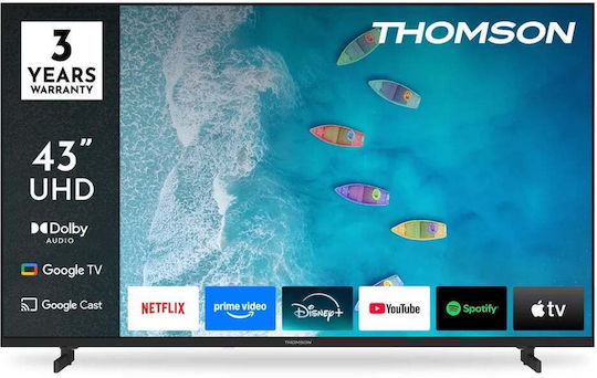 Thomson Smart Τηλεόραση 43" 4K UHD LED UG4S15 HDR (2025) 43UG4S15